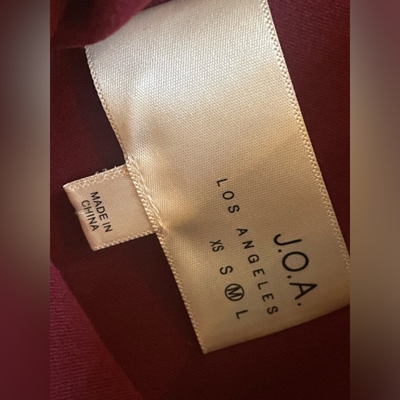 J.O.A.Los Angeles Burgundy Dress Y2K style Like NEW Womens Size Medium - Picture 4 of 11